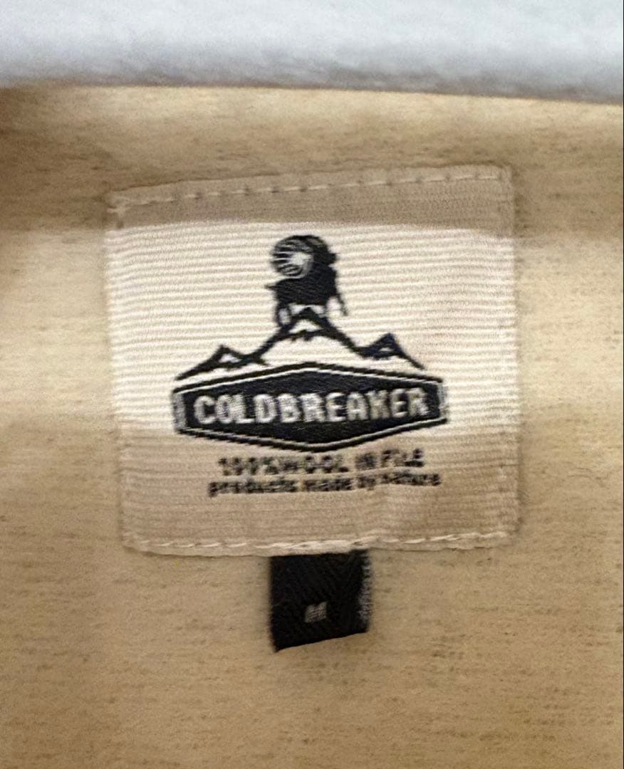 COLDBREAKER スタンドカラーベスト M ナチュラル