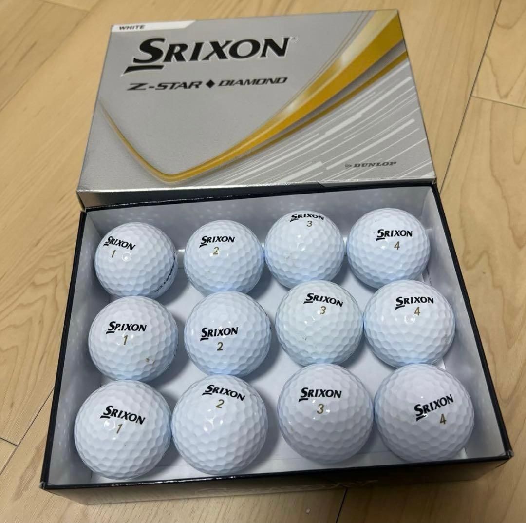 Srixon Z-STAR DIAMOND ゴルフボール 12個入り×2ダース