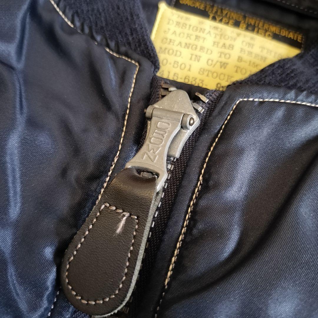 美品　BUZZRICKSON'S　B−15C MOD　フライトジャケット　40