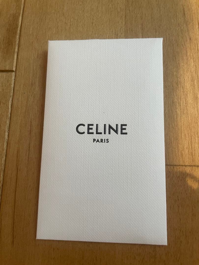 CELINE 小型三つ折り財布 プルシアンブルー