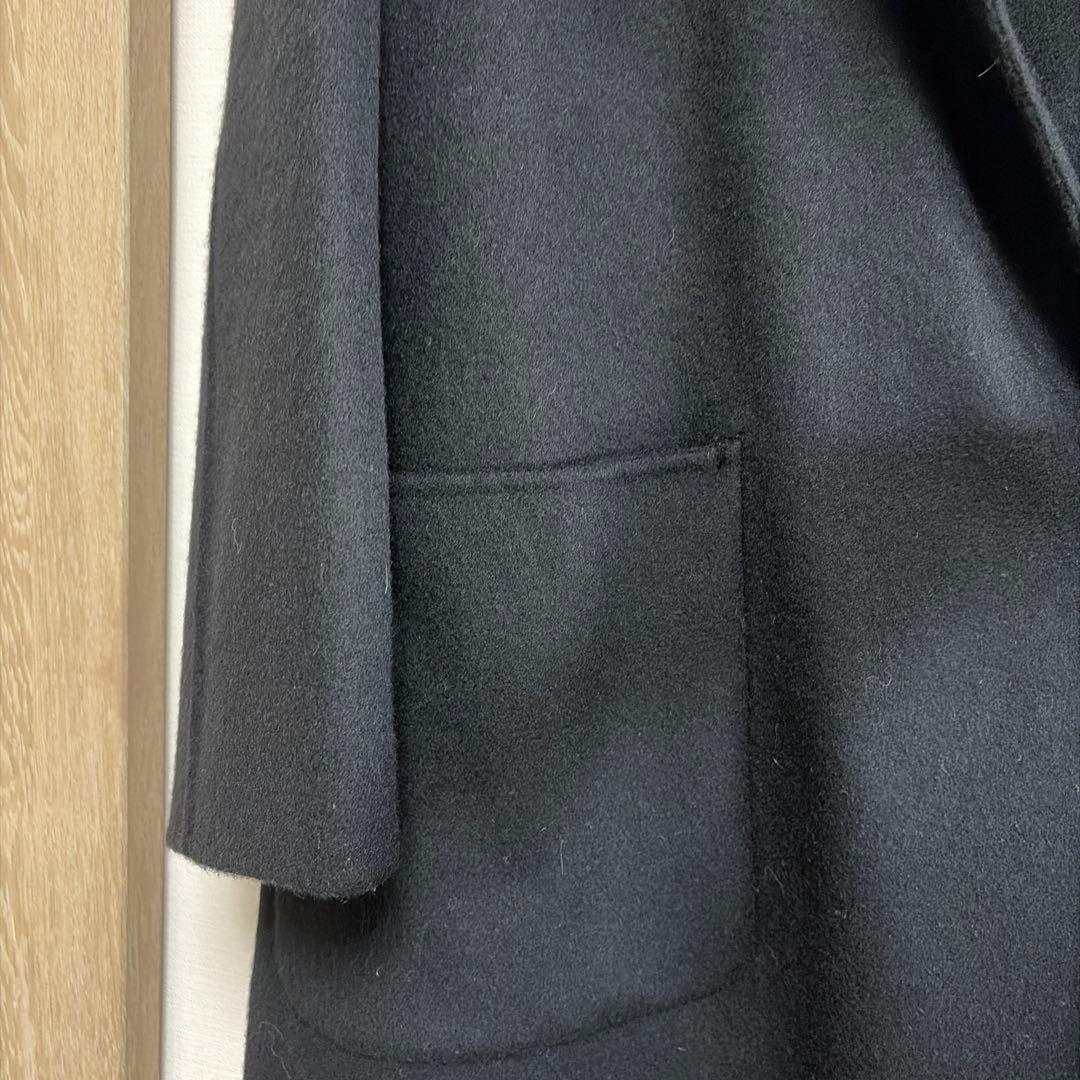 ディニテコリエ　ロング　コート　美品　ブラック　レディース