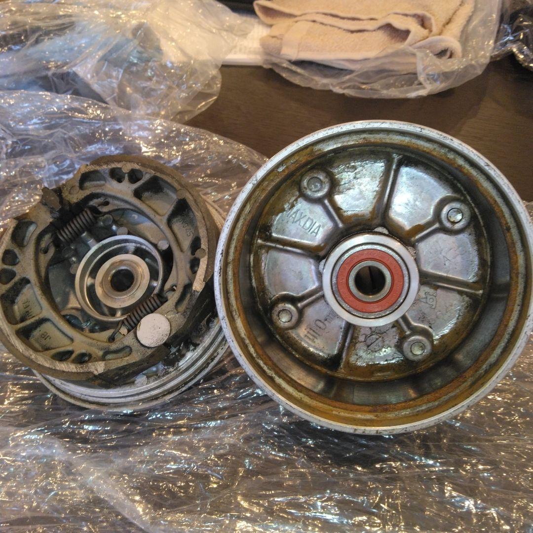 フロントブレーキASSY　 Z50Jハブ付き　純正