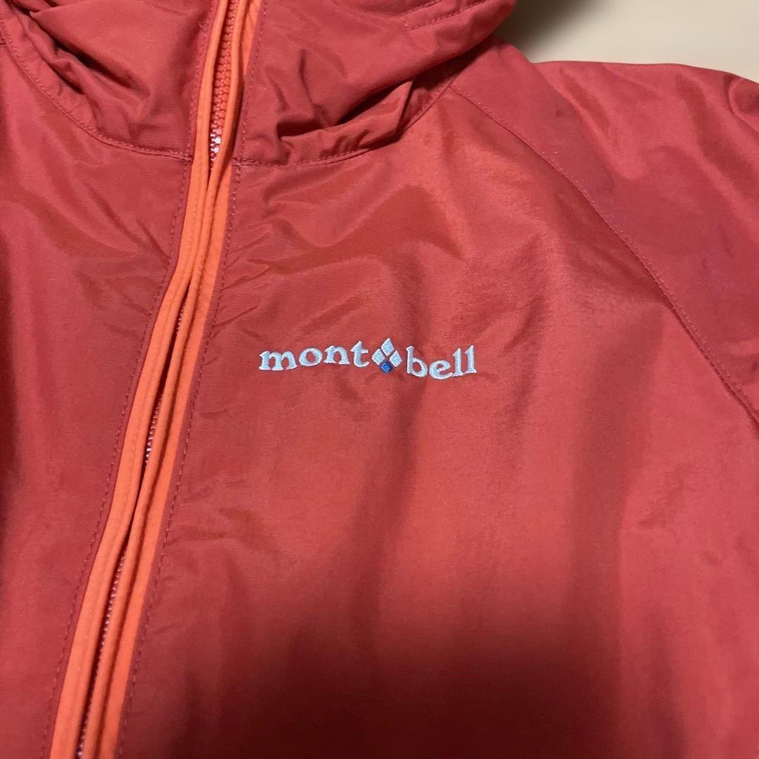 mont-bell 100モンベル ジャンプスーツ スキーウェア オレンジ/赤