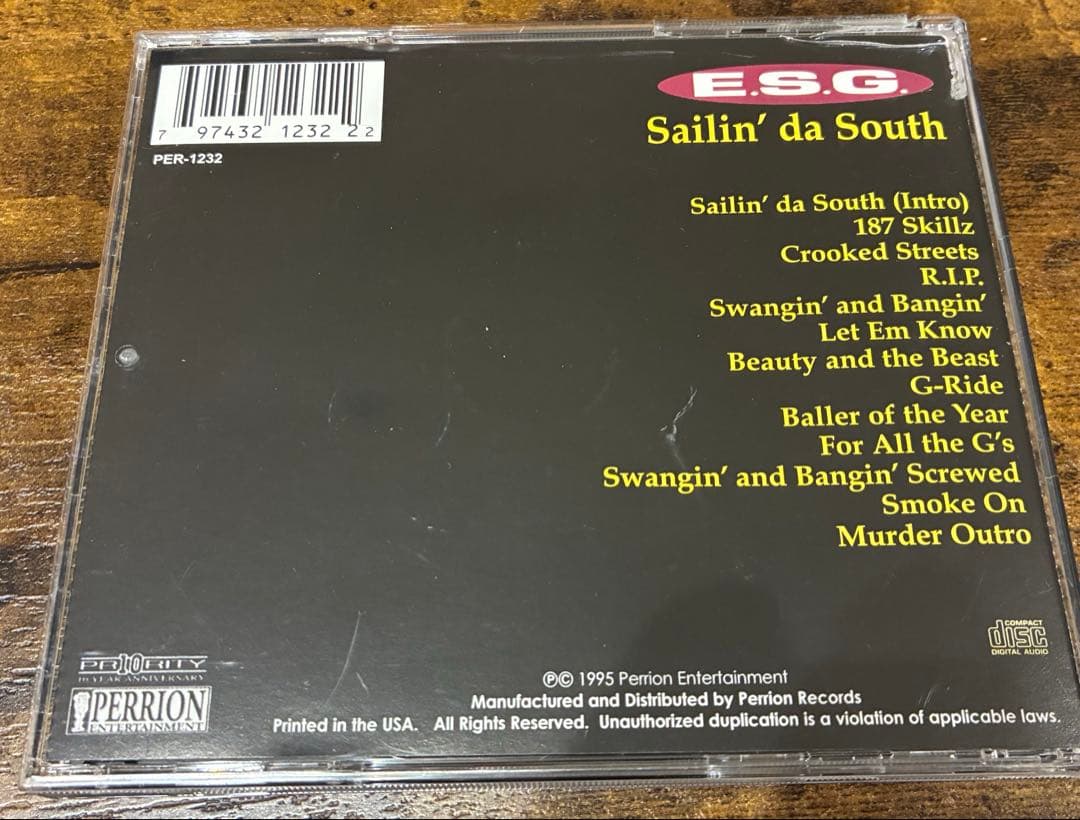G-RAP/E.S.G./sailin’da south