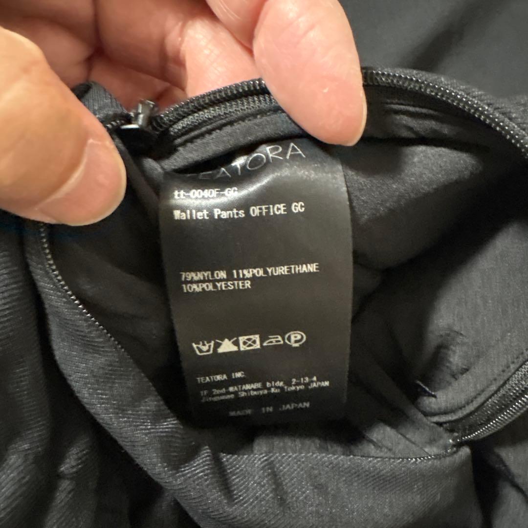 パンツ TEATORA WALLETPANTS GHOST CODE OFFICE