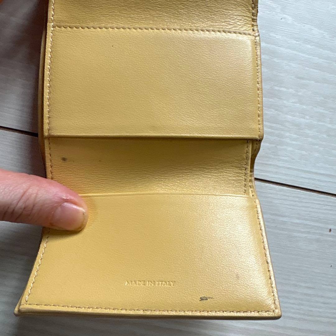 CELINE イエロー 三つ折り財布