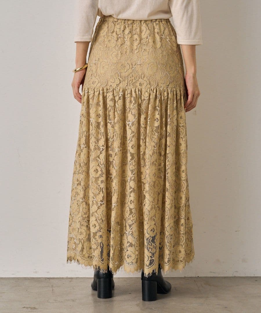 Loungedress　ヴィンテージライクレーススカート