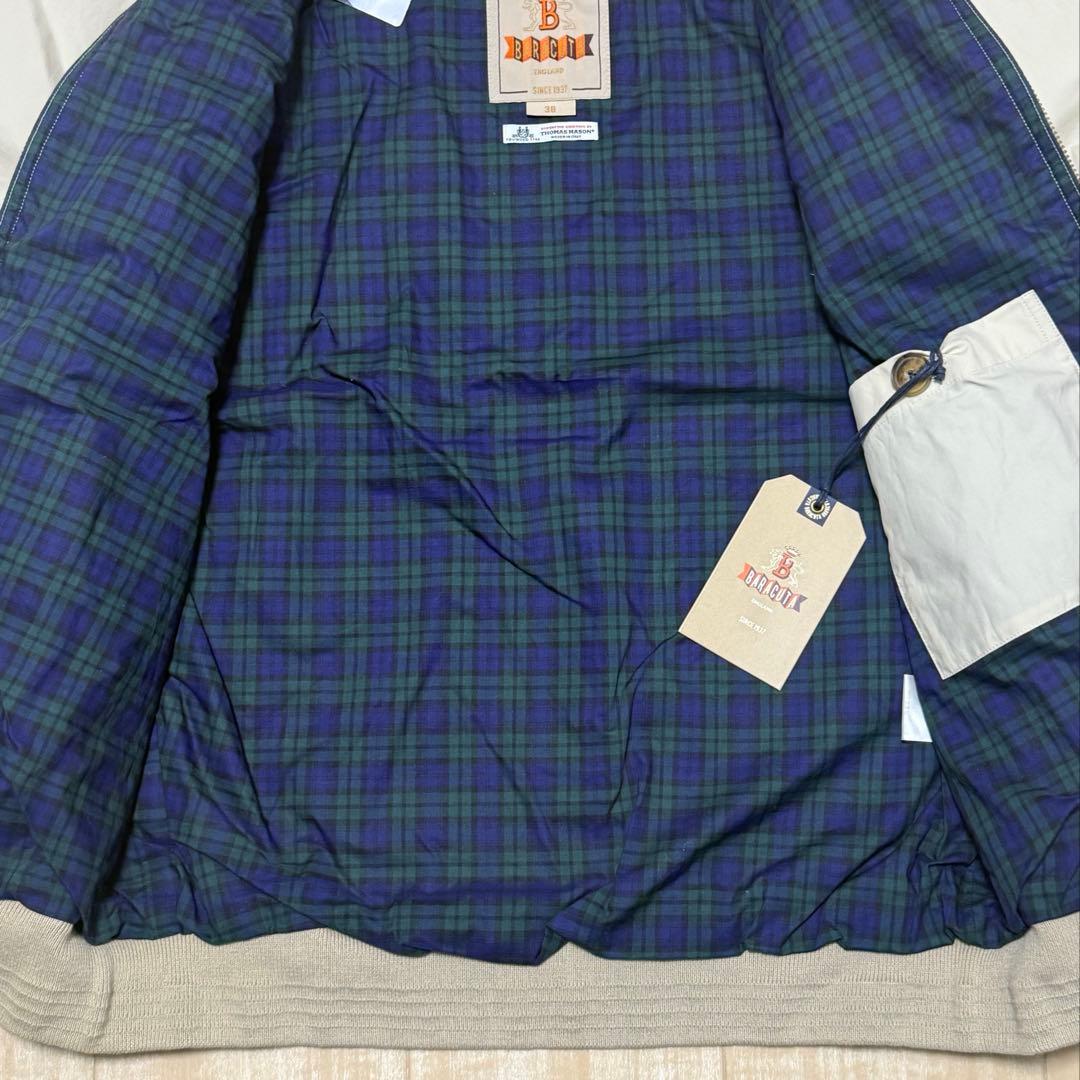 【極美品/英国製】SHIPS別注 バラクータ G9 フィンクスコットン 38