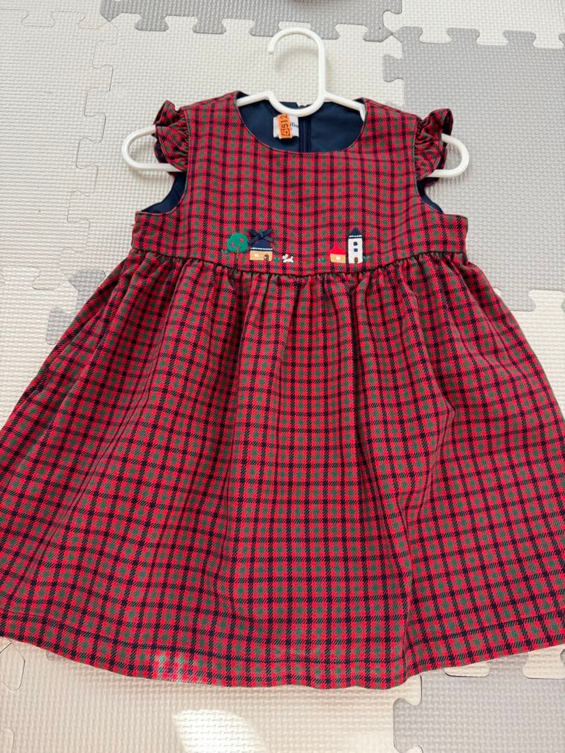 【あーちゃん専用】【美品】familiar90センチワンピース