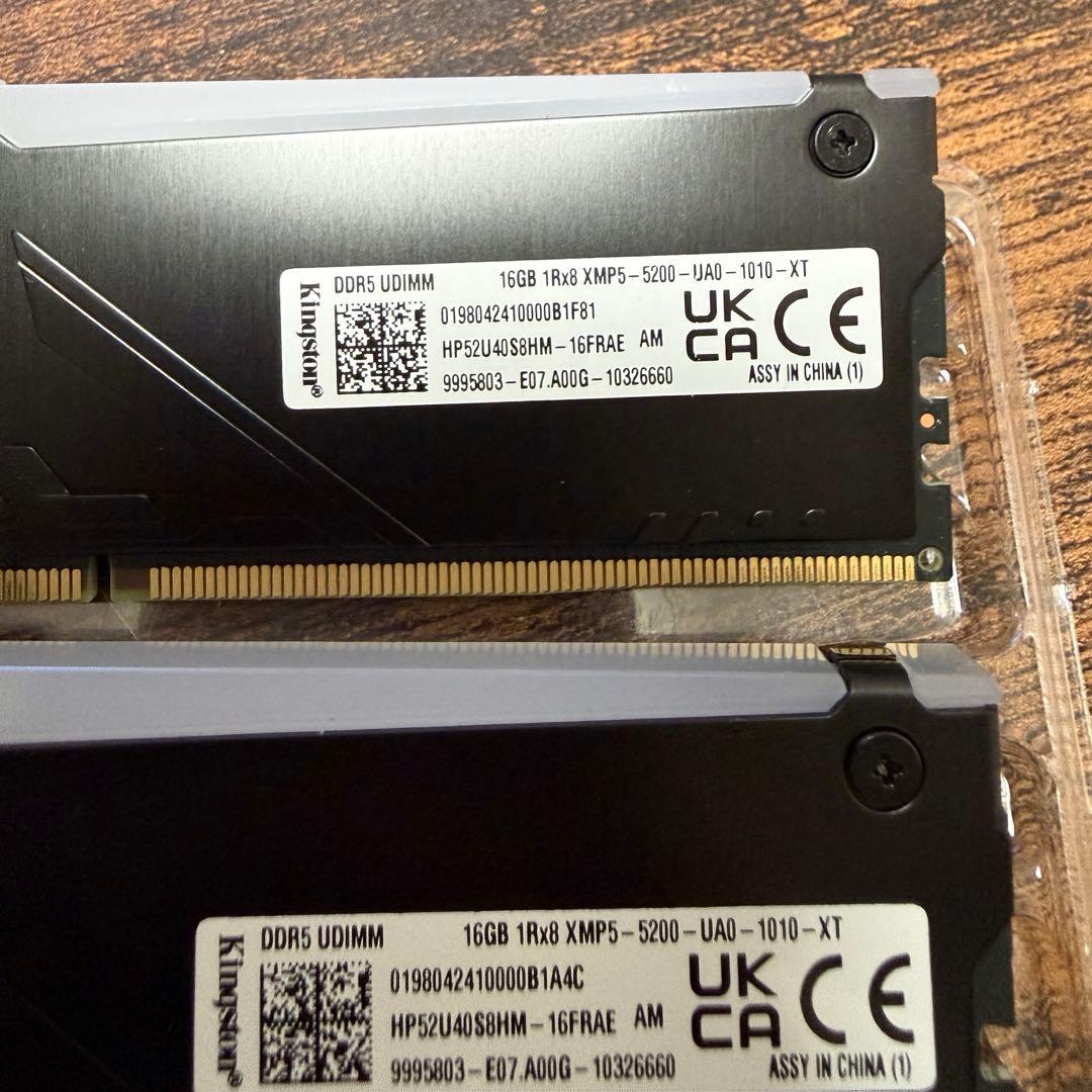 Kingston FURY 32GB (16GB×2) DDR5-5200