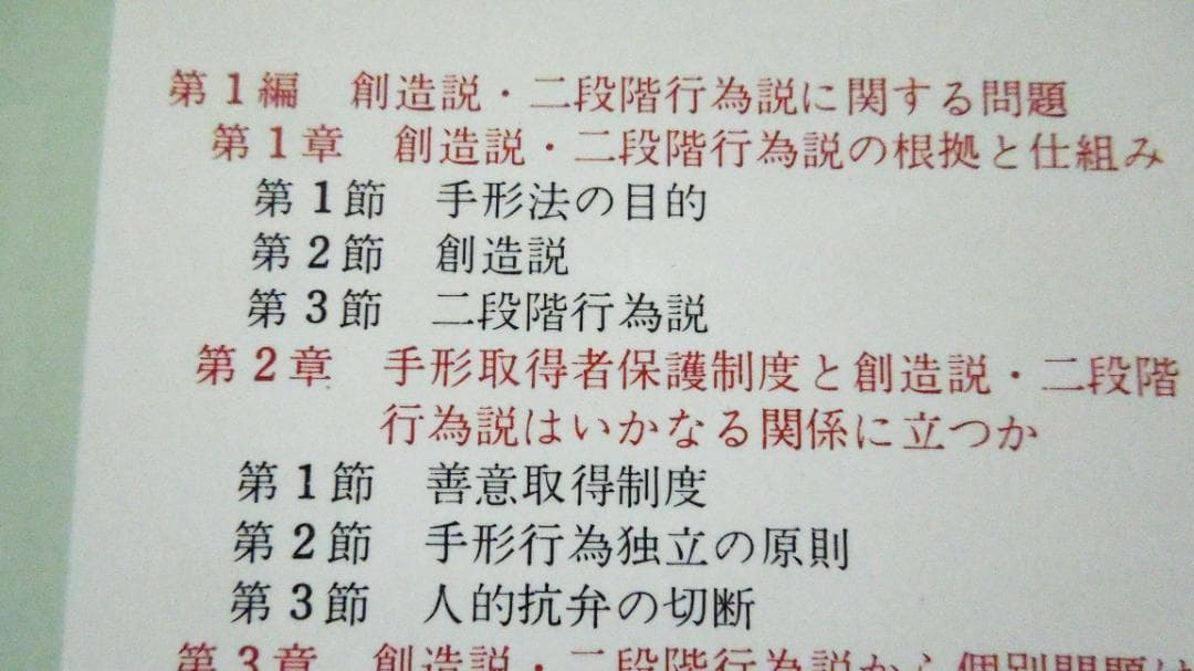 司法試験　手形法　創造説・二段階行為説の世界　井上英治著　前代未聞の乱丁本