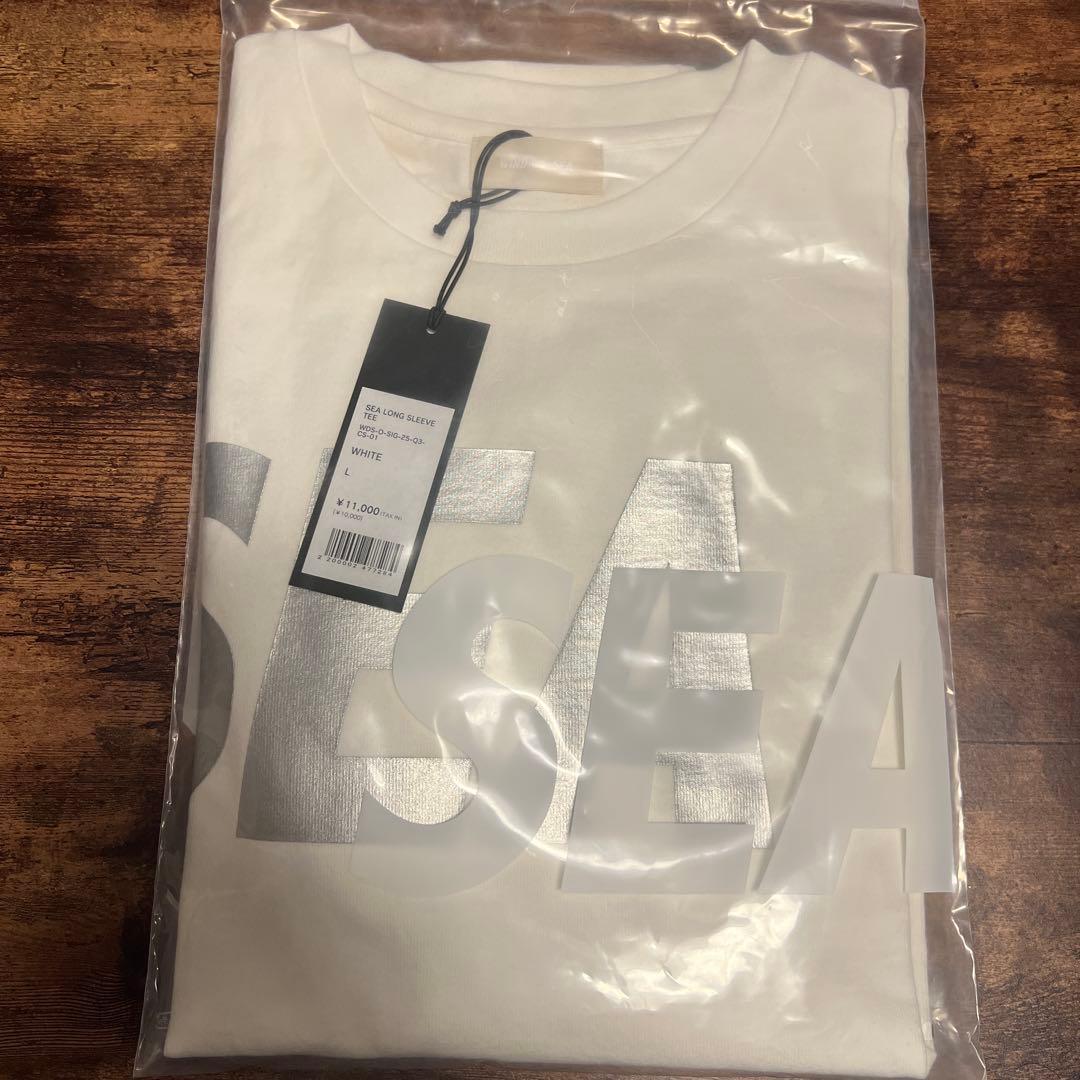 WIND AND SEA SEA LONG SLEEVE TEE ホワイト L