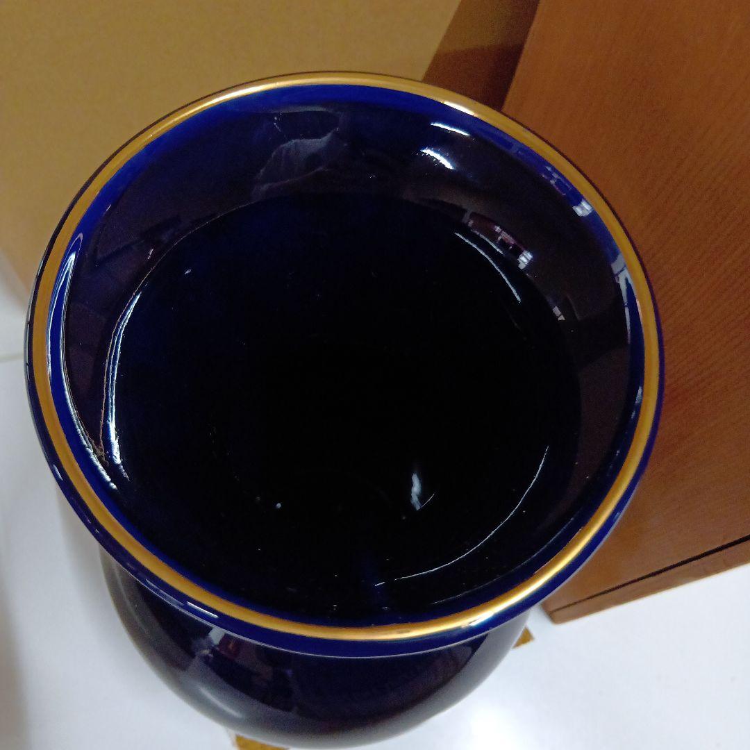 九谷焼き　花瓶　陶仙造　工芸　箱付き