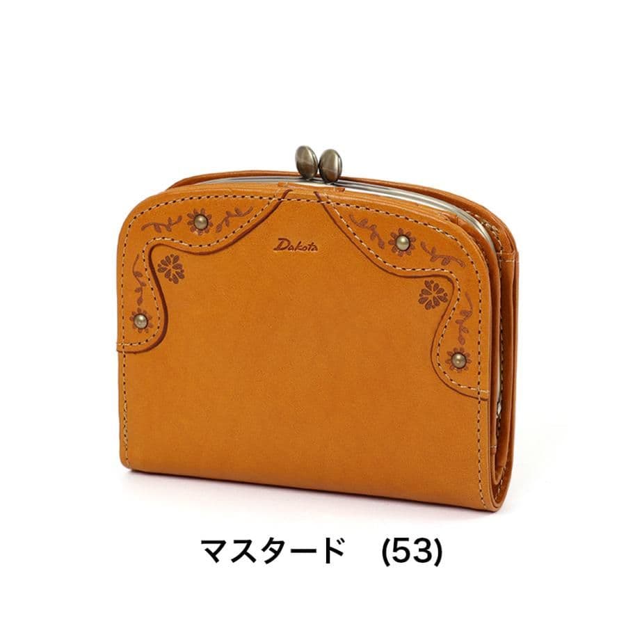 【新品未使用】dakota マーゴット がま口二つ折り財布