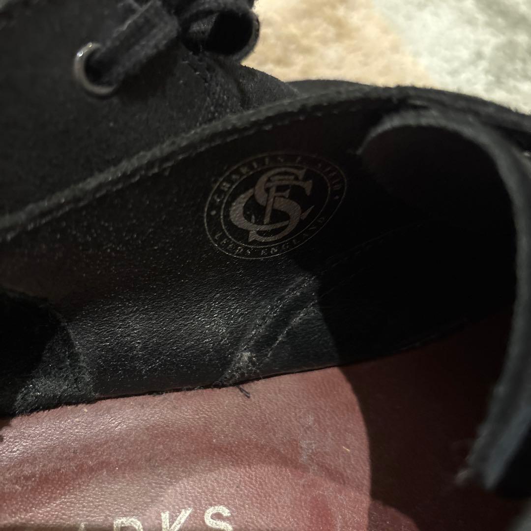 CLARKS ORIGINALS Desert Khan ブラックデッキシューズ