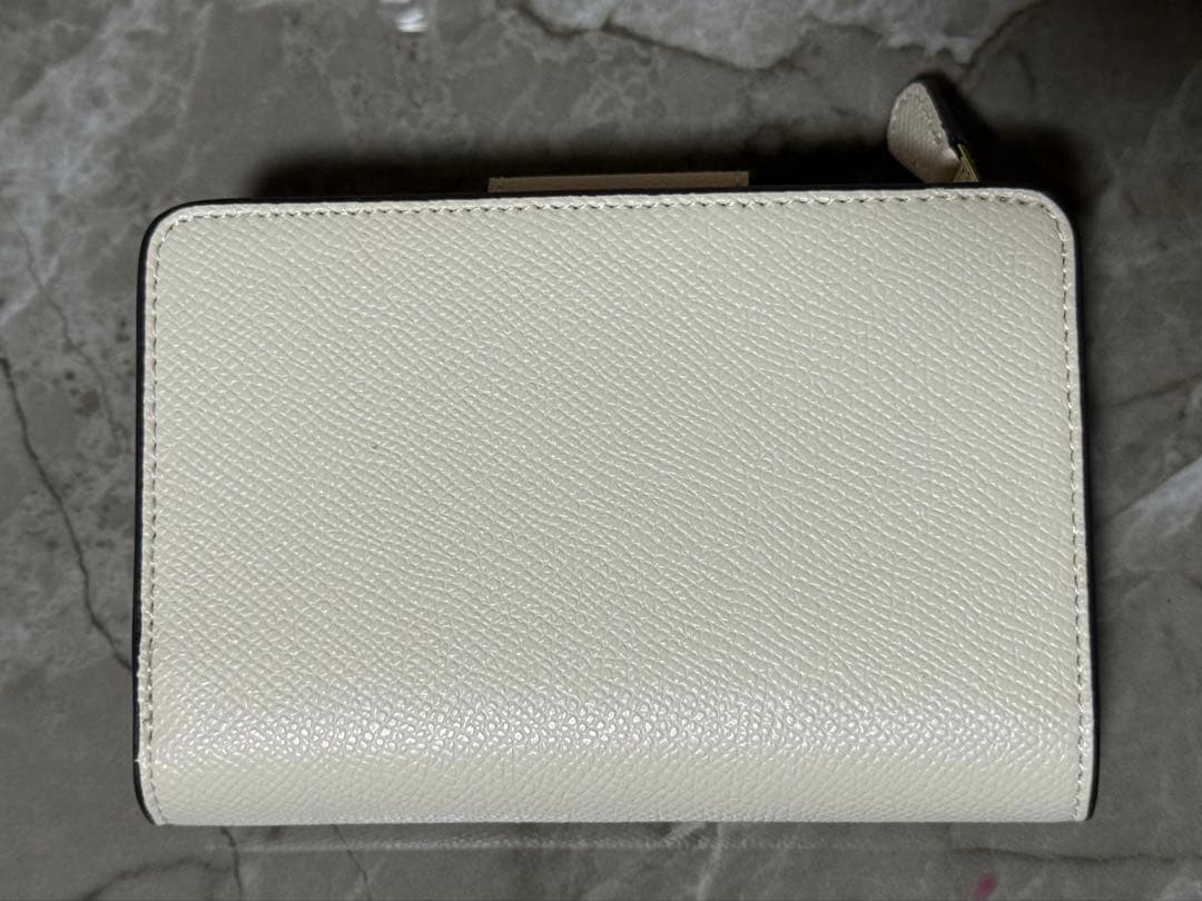COACH アイボリー 二つ折り財布