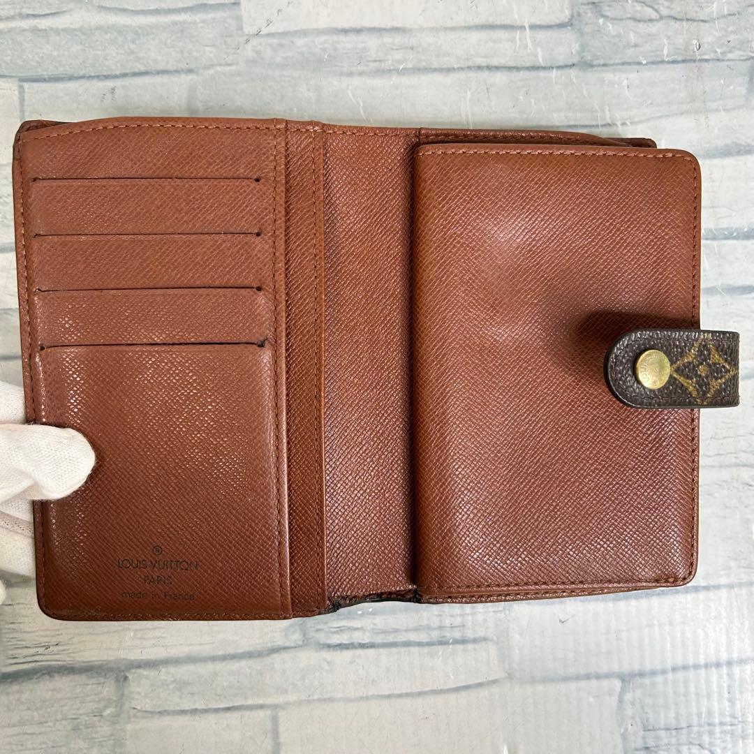 極上美品　60 ルイヴィトン二つ折り財布　がま口財布　モノグラム　if7