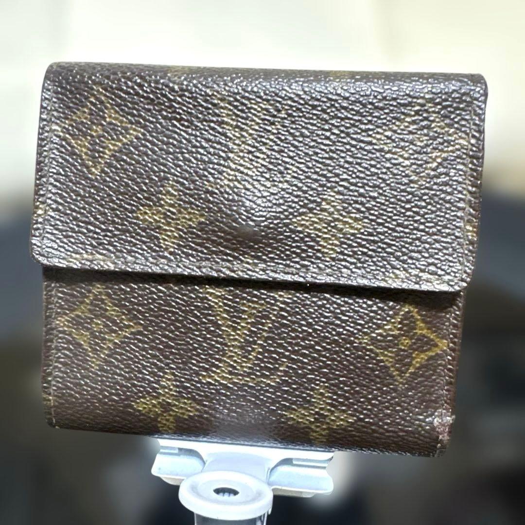 14☆良品☆シンメトリーType♪モノグラム Wホック折財布