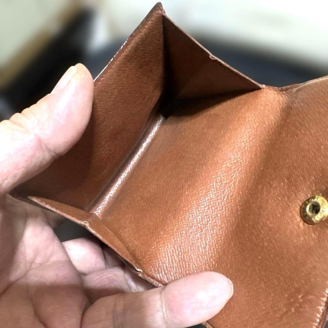 14☆良品☆シンメトリーType♪モノグラム Wホック折財布