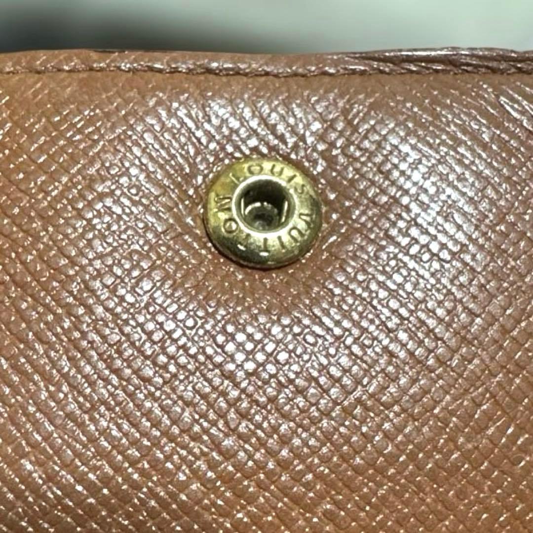 14☆良品☆シンメトリーType♪モノグラム Wホック折財布