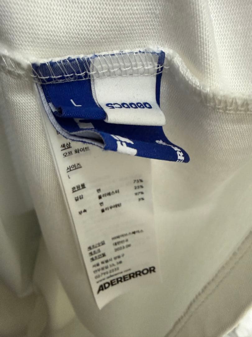 【新品 未使用 タグ付き】ADERERROR グラフィックTシャツ Lサイズ
