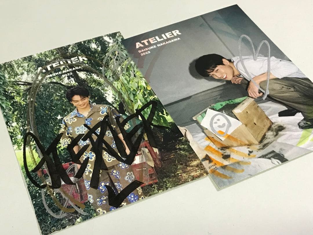 中川大輔 ATELIER ポストカード 10枚セット サイン 落書き 各1枚
