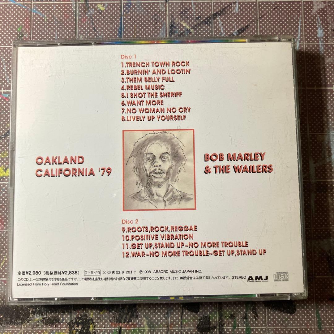 洋楽 BOB MARLEY OAKLAND CALIFORNIA '79