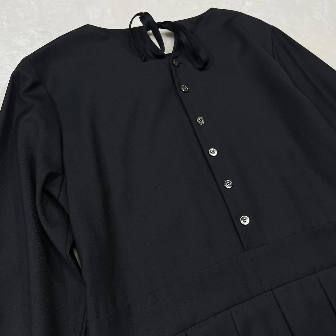 美品 ina　きちんと見えのワンピース　プリーツ　フォーマル 冠婚葬祭 喪服