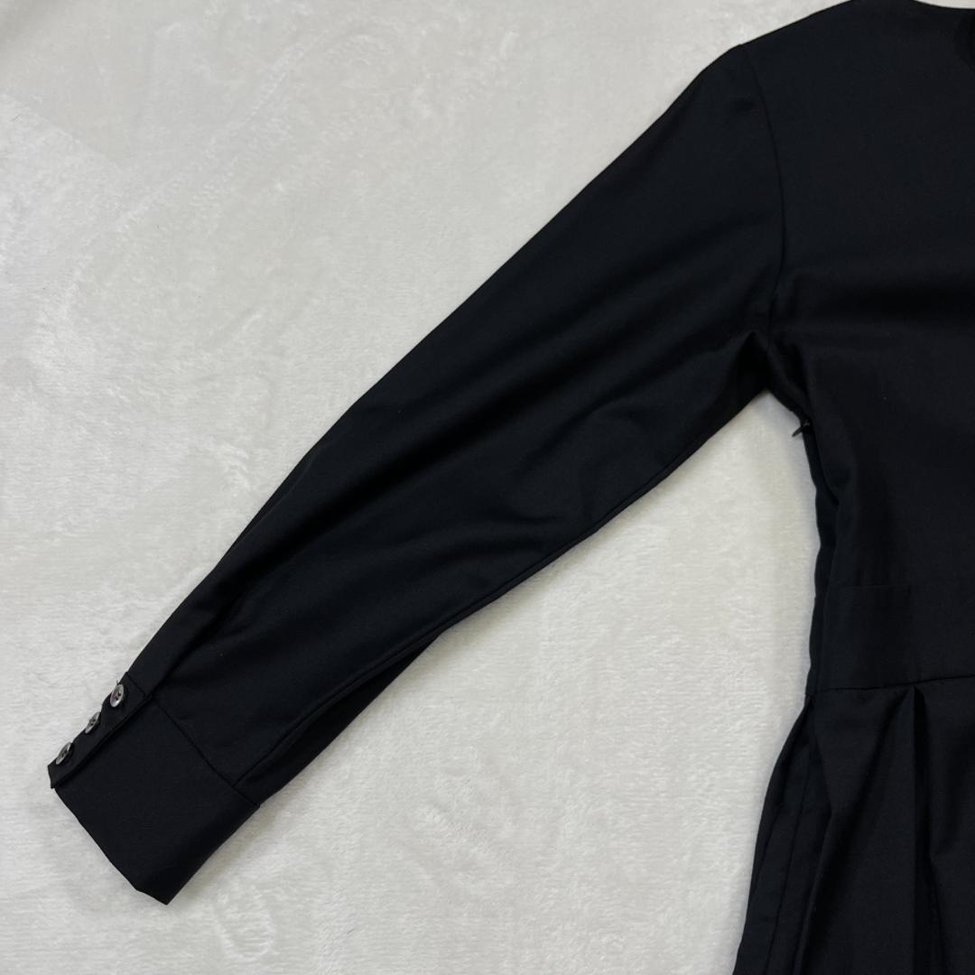 美品 ina　きちんと見えのワンピース　プリーツ　フォーマル 冠婚葬祭 喪服