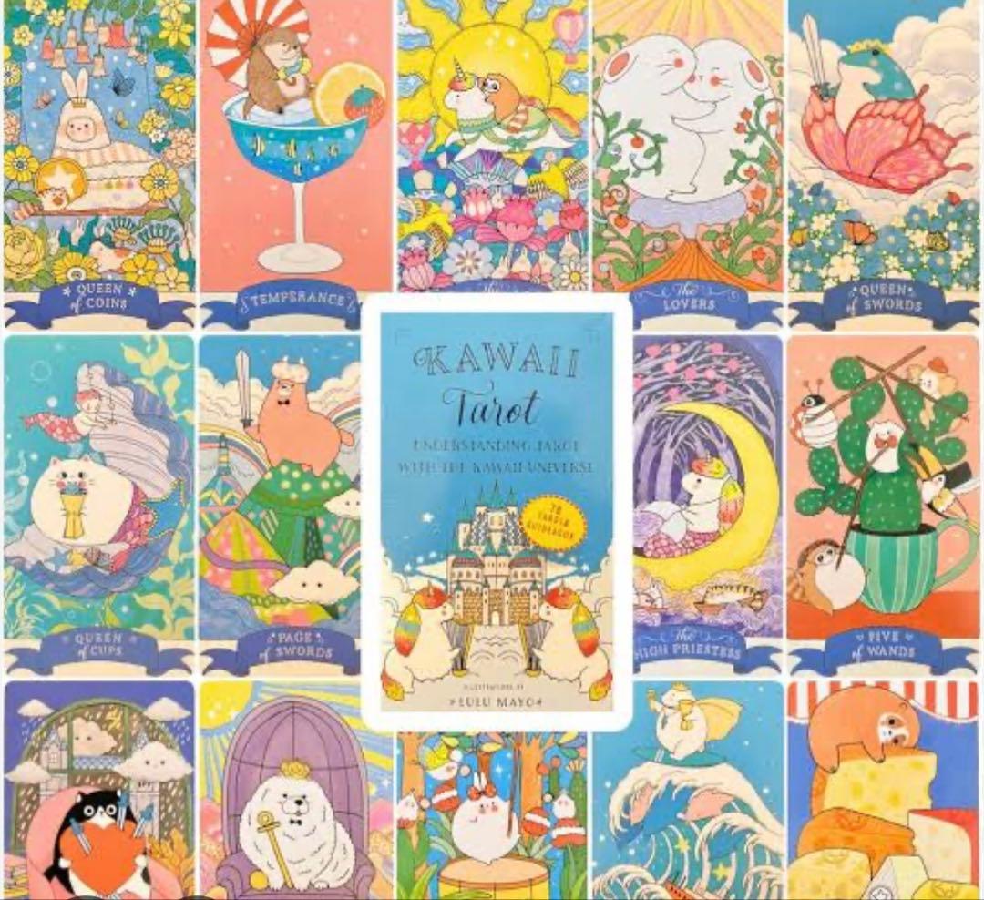 【貴重タロット✨】レア　海外クリエイター　直輸入カード キツネ 動物　デザイン