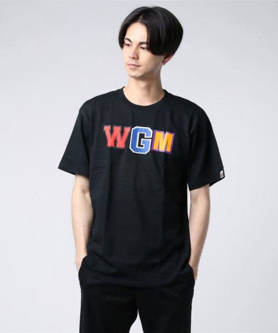 【人気】A BATHING APE WGM 両面プリント XL シャークTシャツ