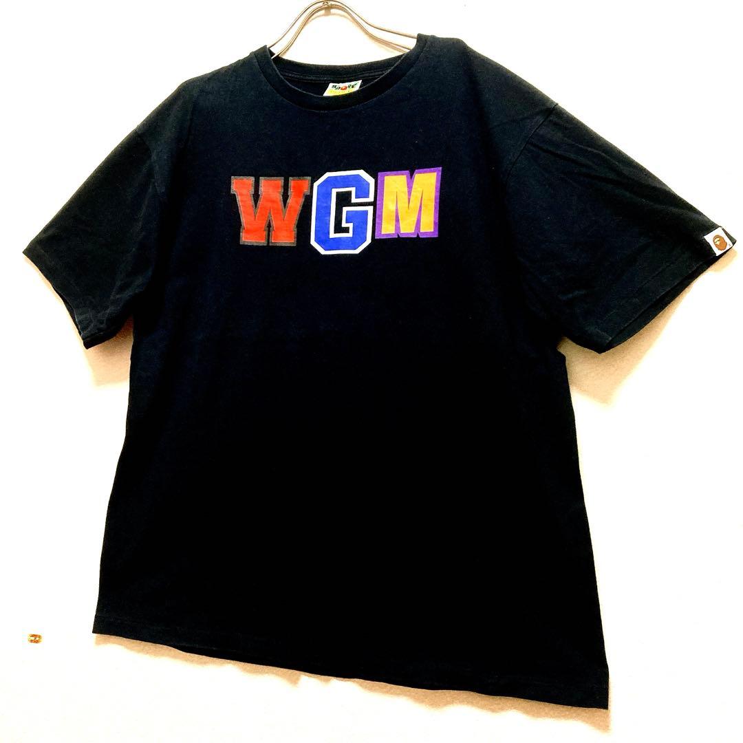 【人気】A BATHING APE WGM 両面プリント XL シャークTシャツ