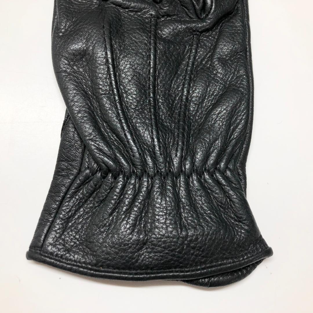 ○★訳有り新品未使用　Schott　ワンスター　レザーグローブ　M　ブラック