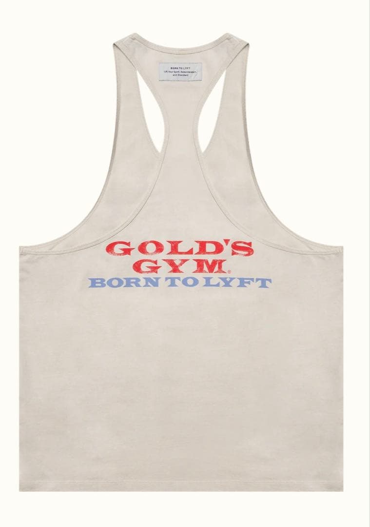 【完売品】LYFT GOLD'S GYM タンクトップ IVORY L 新品
