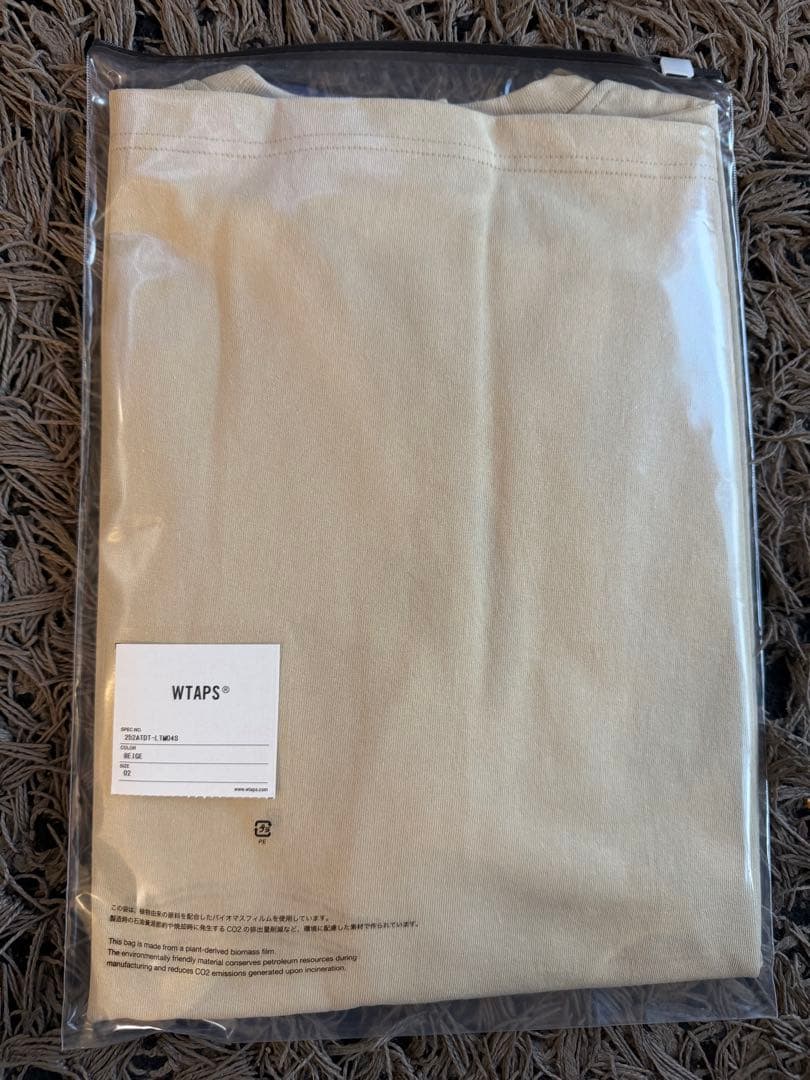 wtaps SPEC / LS / COTTON サイズM ベージュ