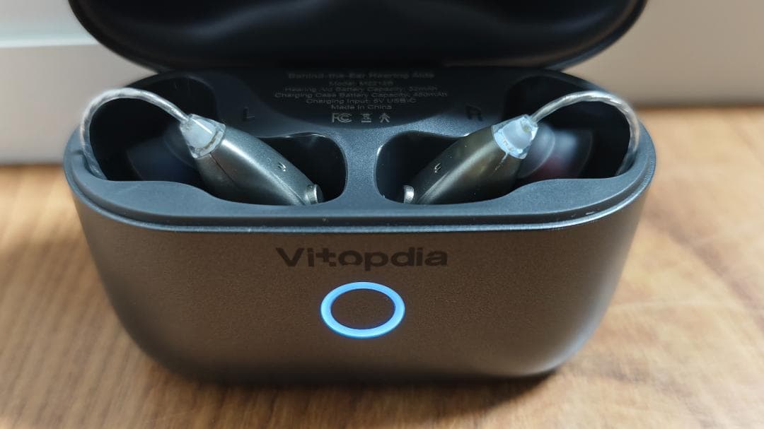 VITOPDIA 集音器 充電式 耳かけ型 おまけ付き