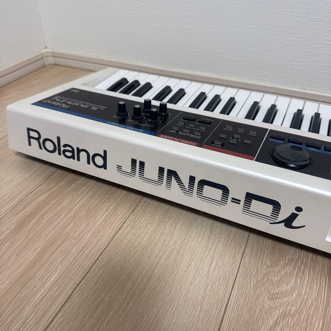【美品】Roland 61鍵 シンセサイザー JUNO-DI-WH ホワイト
