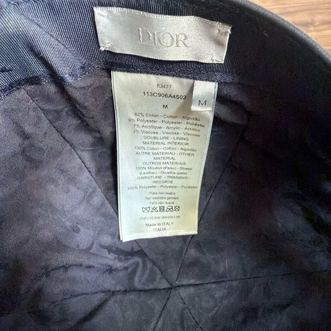 dior キャップ　ユニセックス　ディオール　帽子