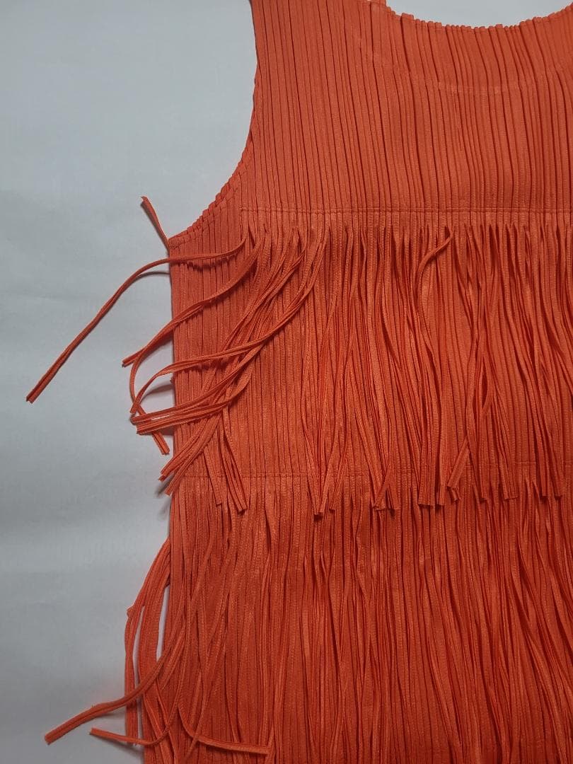 ISSEY MIYAKE PLEATS PLEASE フリンジ　ワンピース