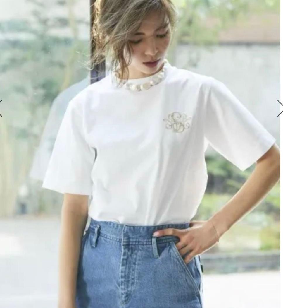 セブンテンバイミホカワヒト　刺繍　Tシャツ