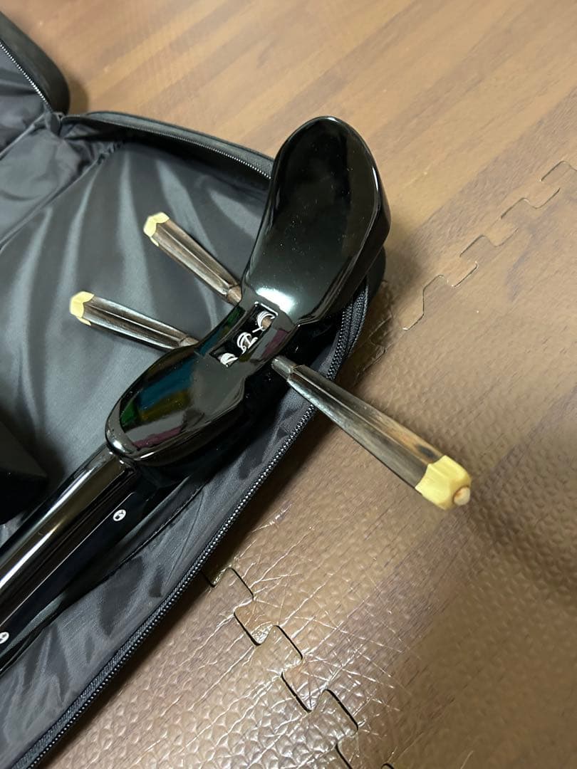 紫色ハイビスカス三味線