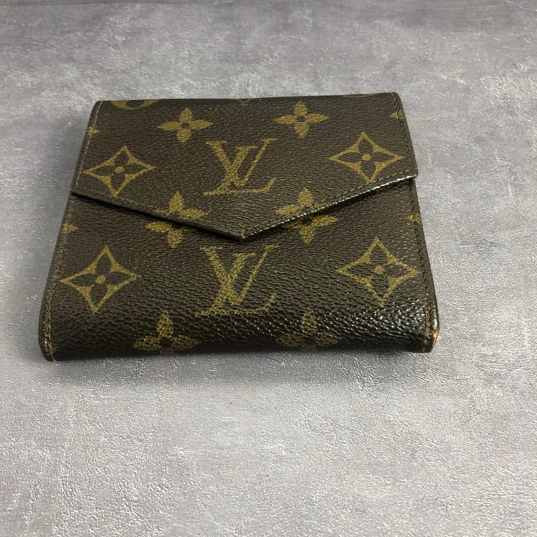 80s ルイヴィトン モノグラム Wホック 三つ折り財布 vintage