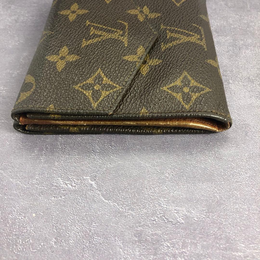 80s ルイヴィトン モノグラム Wホック 三つ折り財布 vintage
