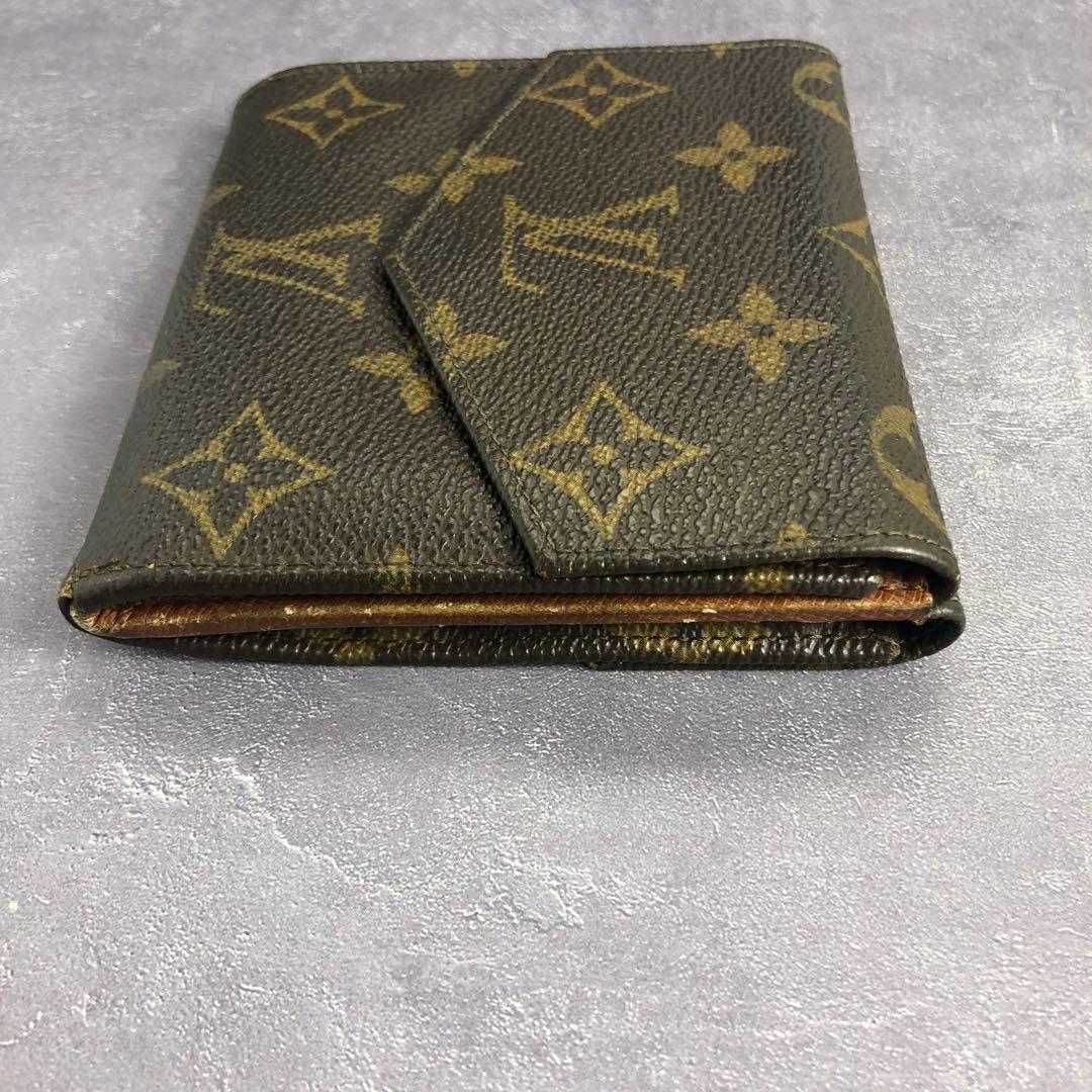 80s ルイヴィトン モノグラム Wホック 三つ折り財布 vintage