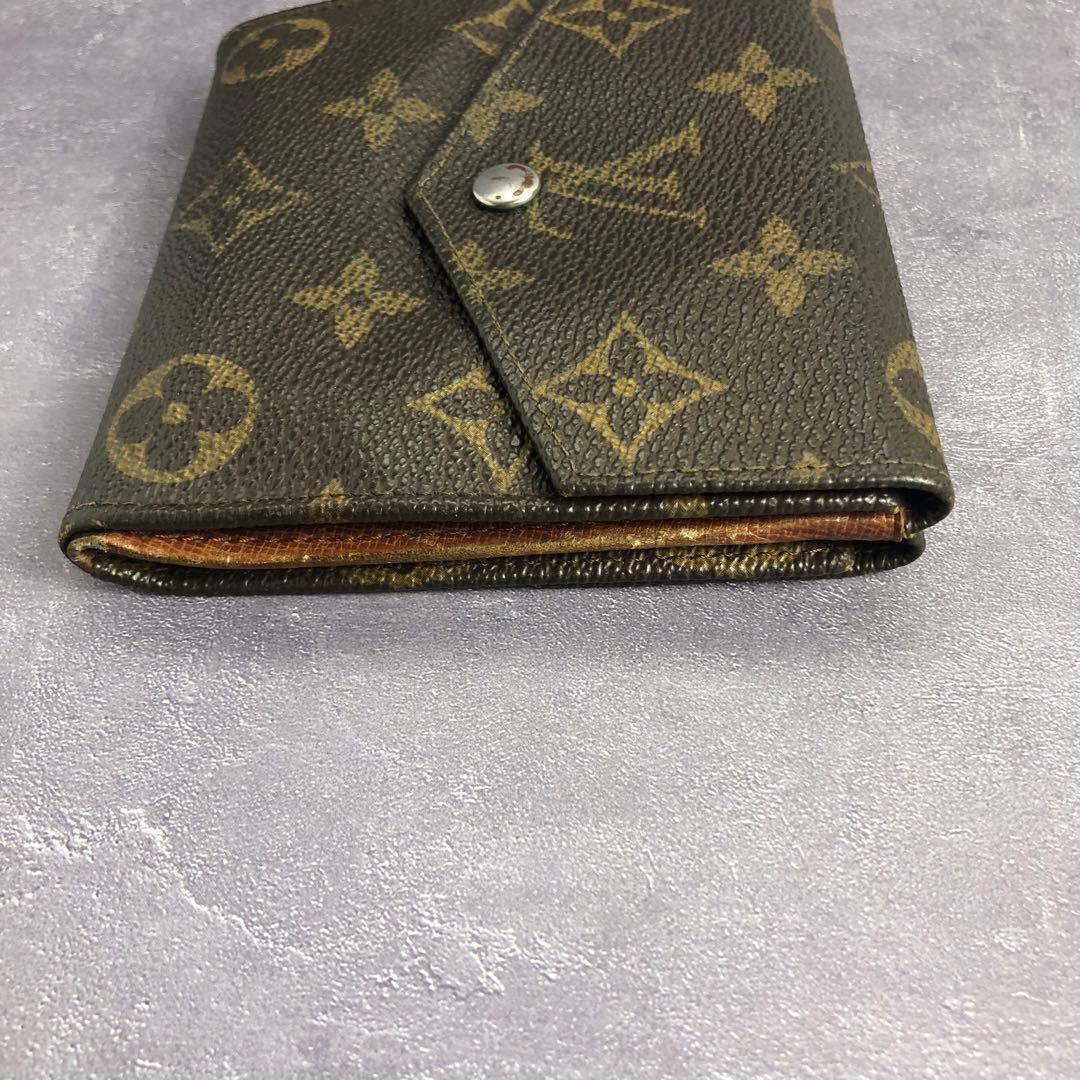 80s ルイヴィトン モノグラム Wホック 三つ折り財布 vintage