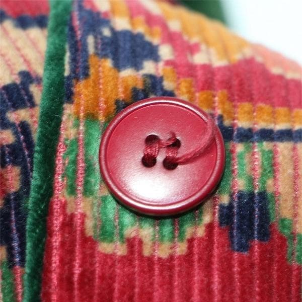 S*e様 KENZO ケンゾー ジャケット 花柄 コーデュロイ レッド 38 フ