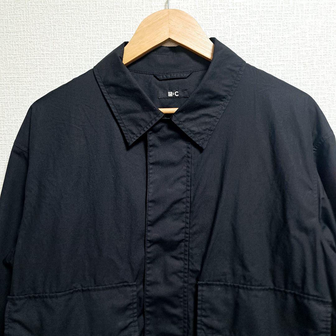 【名作早い者勝ち】UNIQLO C ショートブルゾン 黒M