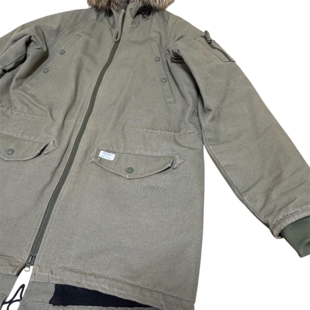 10Deep テンディープ モッズコート XL カーキ ミリタリーコート 裏ボア