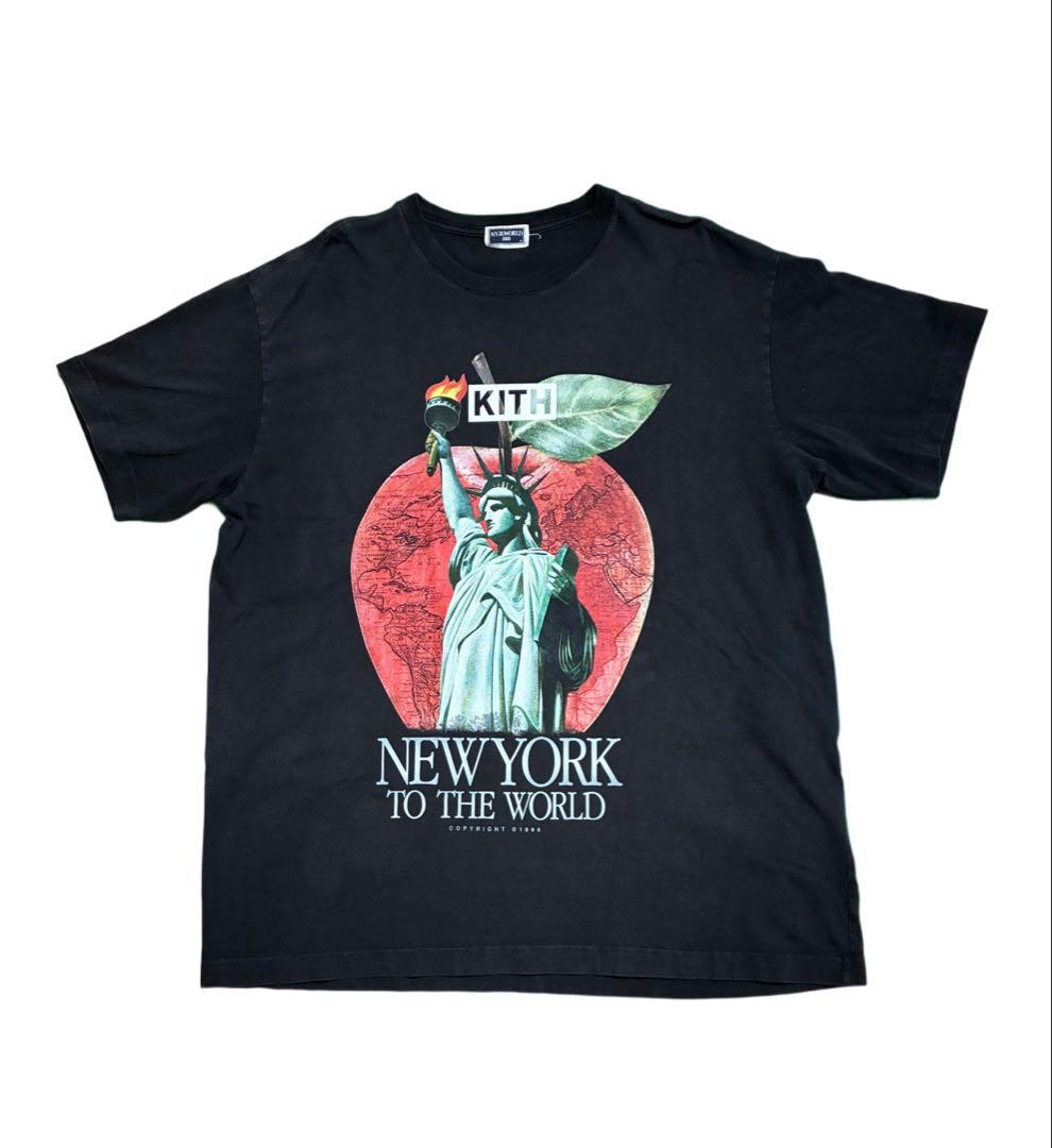 【タグ付】KITH NYC TO THE WORLD Tシャツ 黒 XL