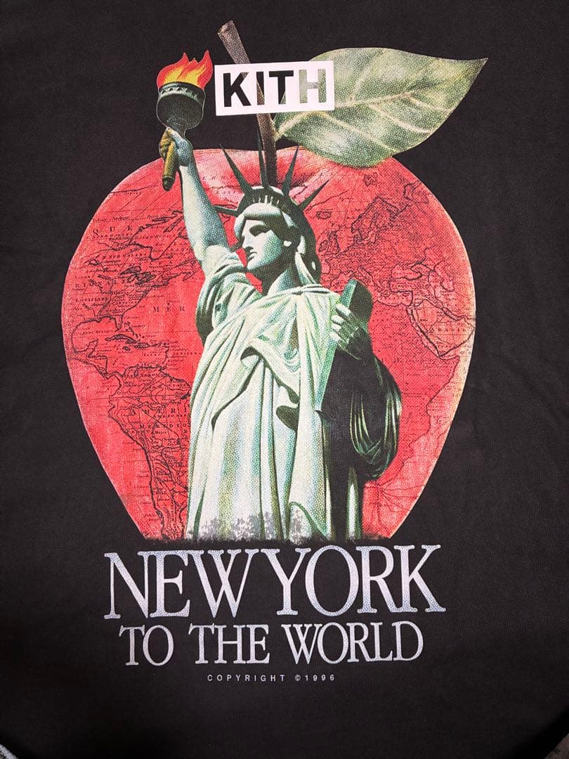 【タグ付】KITH NYC TO THE WORLD Tシャツ 黒 XL